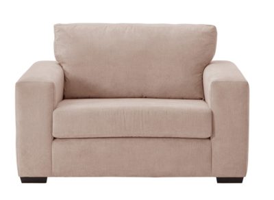 Heart of House Eton Fabric Cuddle Chair - Old Rose.